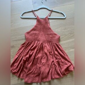 Free People Crochet Tank Top